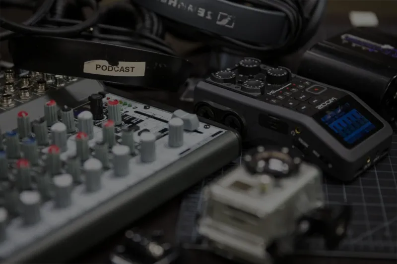 Звуковое оборудование для записи подкастов