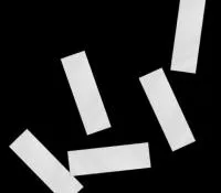 MLB Бумажное конфетти 17х55мм, Белый, 1кг