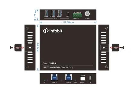 Купить Infobit iTrans USB32-S по выгодной цене в Челябинске