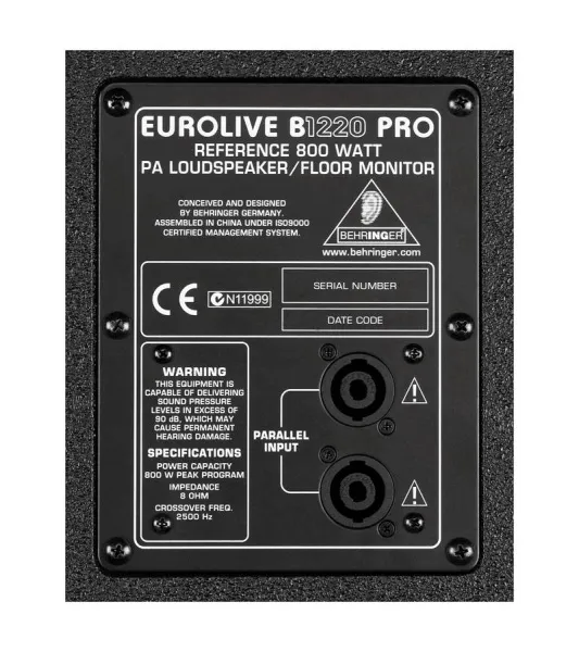 BEHRINGER B1220 PRO