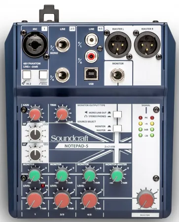 Купить Soundcraft Notepad-5 по выгодной цене в Челябинске