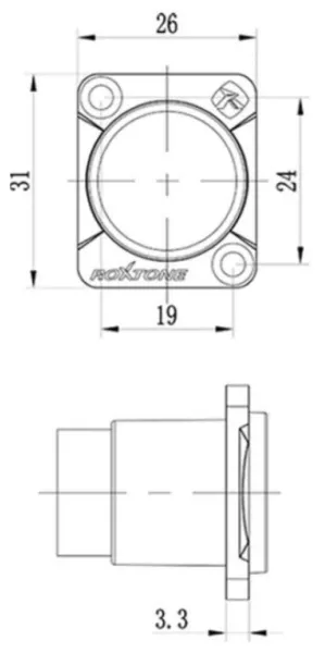 ROXTONE RAE8FD-C6-S (Grounded version)
