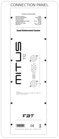 FBT MITUS 112 FBT MITUS 112