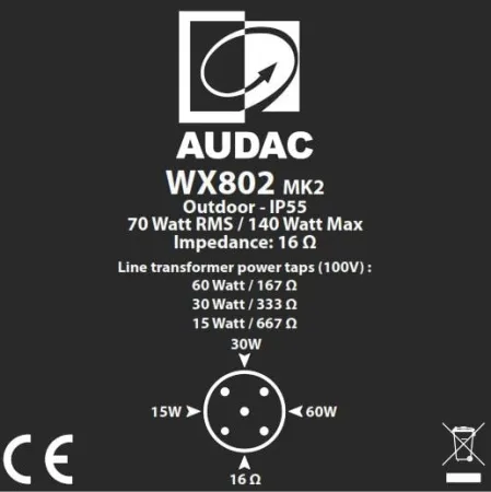 Купить AUDAC WX802MK2/OB по выгодной цене в Челябинске