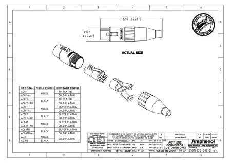 Купить AMPHENOL AC5F по выгодной цене в Челябинске