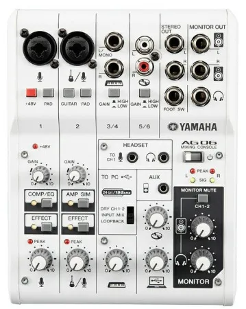 Купить YAMAHA AG06 по выгодной цене в Челябинске