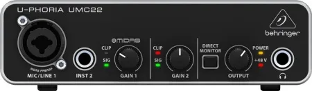 Купить BEHRINGER UMC22 по выгодной цене в Челябинске