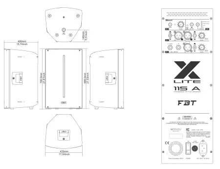 Купить FBT X-LITE 115A по выгодной цене в Челябинске
