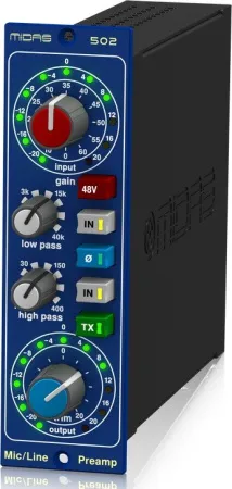 Купить MIDAS MICROPHONE PREAMPLIFIER 502 V2 по выгодной цене в Челябинске