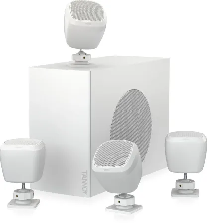 TANNOY SAT SUB 4PACK-WH
