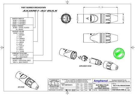 Купить AMPHENOL AX5M по выгодной цене в Челябинске