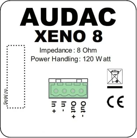 Купить AUDAC XENO8/W по выгодной цене в Челябинске