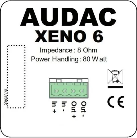 Купить AUDAC XENO6/W по выгодной цене в Челябинске