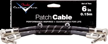 Купить FENDER 6` CABLE BLK 2 PACK по выгодной цене в Челябинске