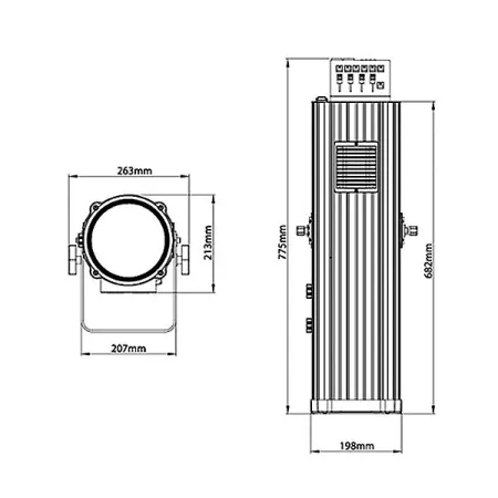 Купить JEG 1543 LED FOLLOW SPOT 350 по выгодной цене в Челябинске