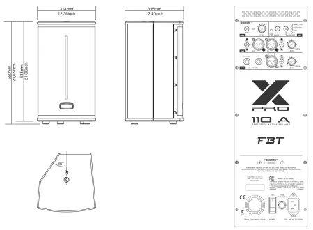 Купить FBT X-PRO 110A по выгодной цене в Челябинске