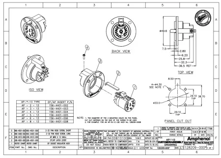 Купить AMPHENOL AP-6-13 по выгодной цене в Челябинске