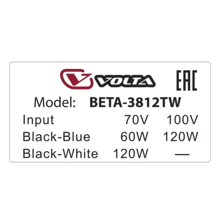 Купить VOLTA BETA-3812T по выгодной цене в Челябинске
