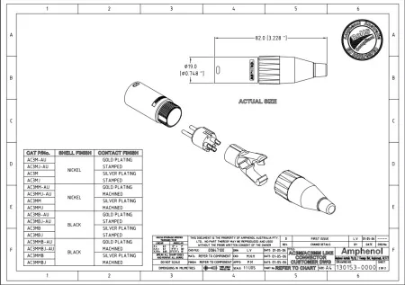 Купить AMPHENOL AC3MCP по выгодной цене в Челябинске