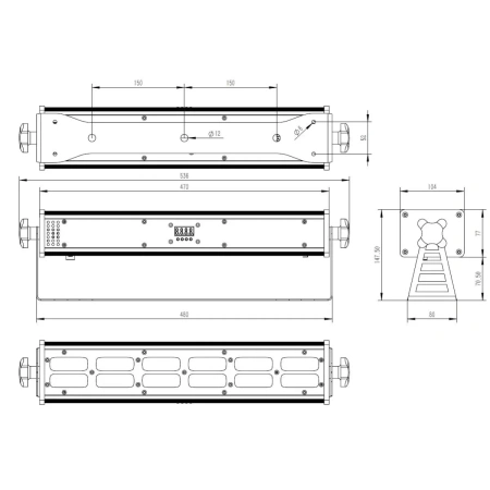 Купить Dialighting Led bar 36x4 по выгодной цене в Челябинске