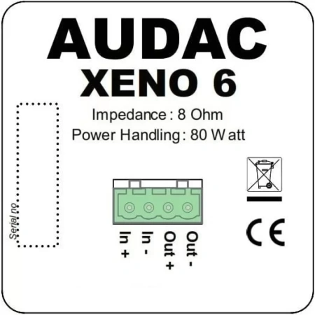 Купить AUDAC XENO6/B по выгодной цене в Челябинске