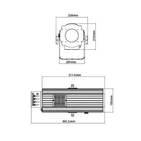 Купить JEG 1540 LED FOLLOW SPOT 350 по выгодной цене в Челябинске
